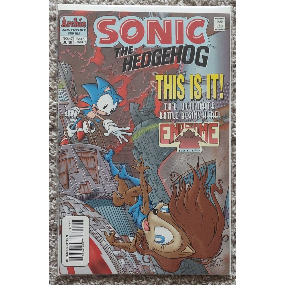 Sonic‎ the Hedgehog Archie Comics #47 (Bagged & Boarded) - NM